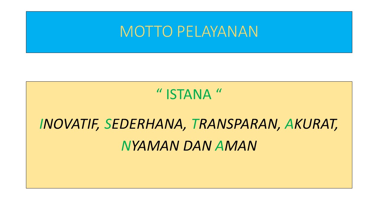 MOTTO PELAYANAN